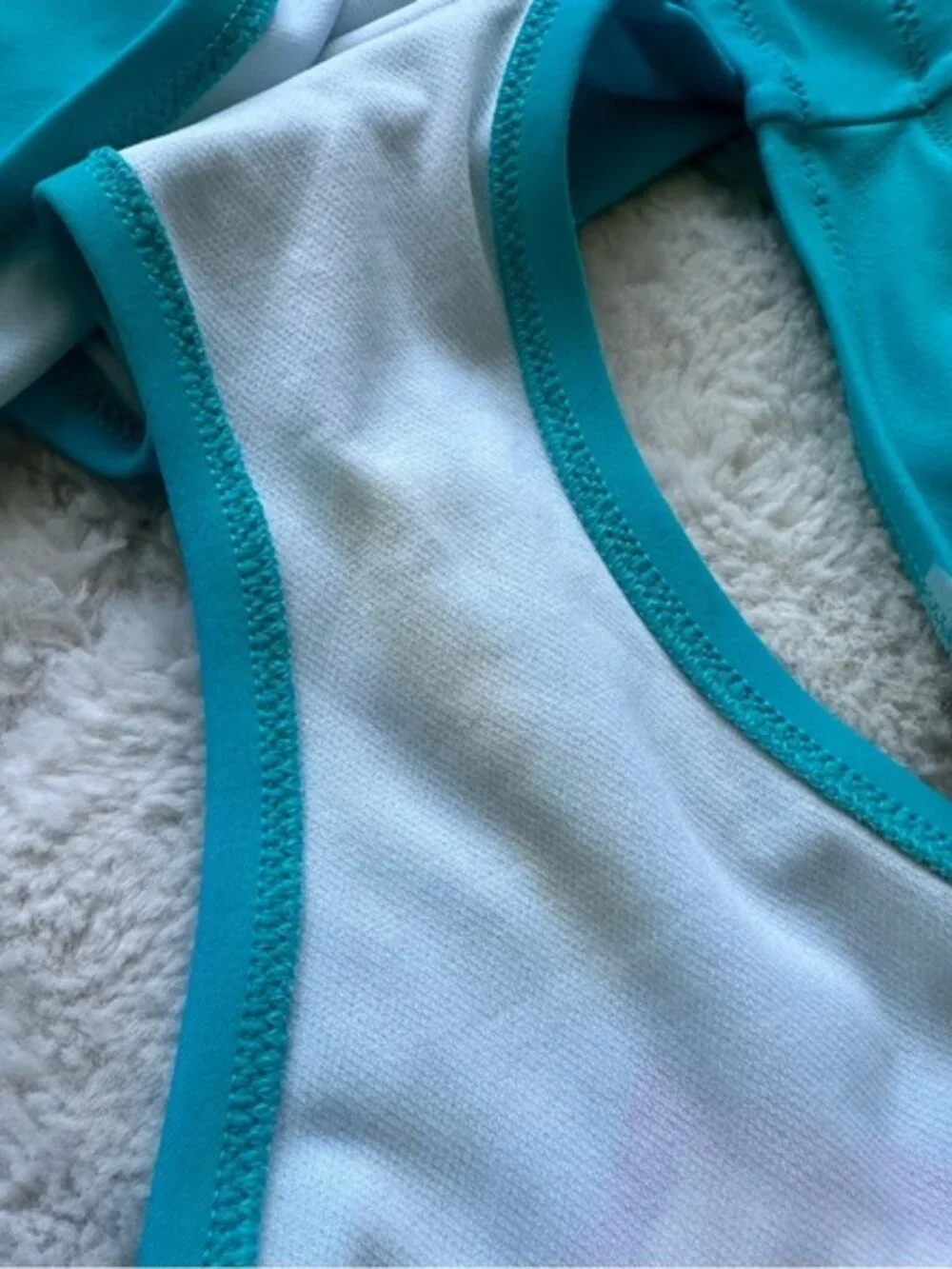 Victoria's Secret | Blue Tribal Boho Bikini Set | Top Size Small, Bottoms Medium
